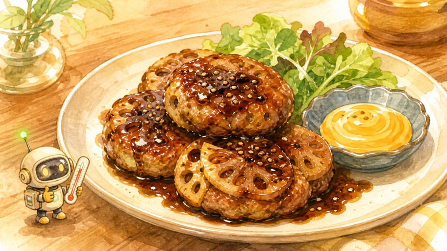 焼き色より先に見るもの。ヒスタが守る、シャキ蓮根つくね
