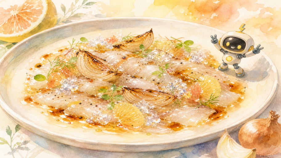 冷たさの中で香りを走らせる。ナイアのカルパッチョ作戦