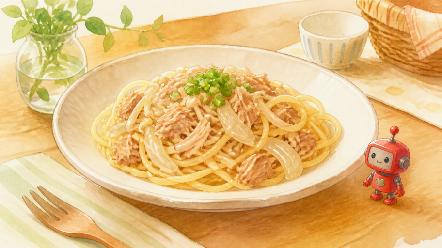 ひと皿の仕上げで、赤い子は静かに残る