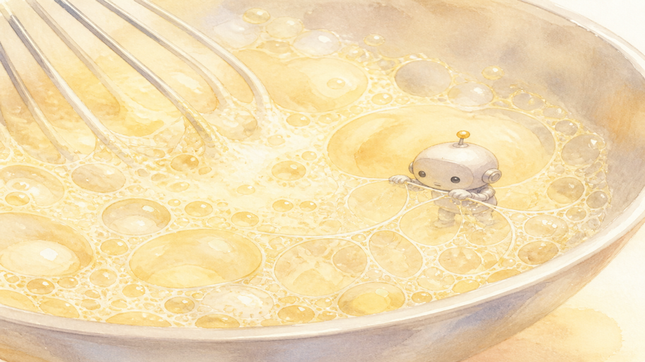 卵の中で、ぼくは気泡の壁を見ている