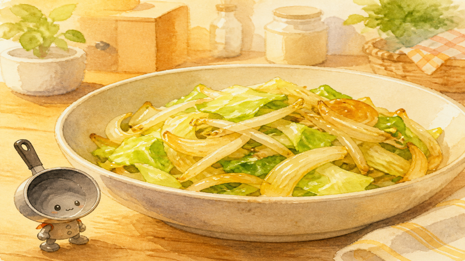 香ばしさは、待てるフライパンから生まれる