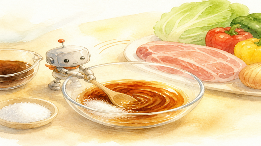 たれは先に混ぜる。味の仕事を、投入前に始める