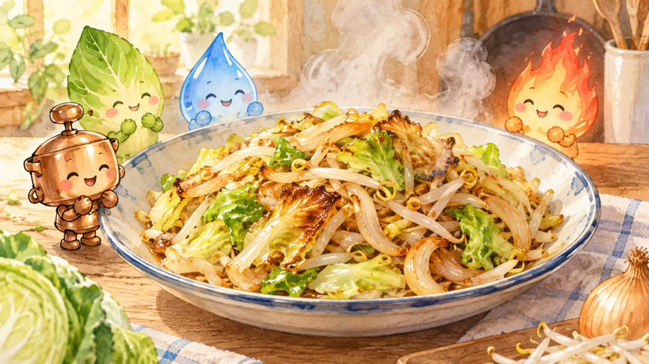 カッパーの三段焼き！水分を逃がして、香ばしさを迎えにいく
