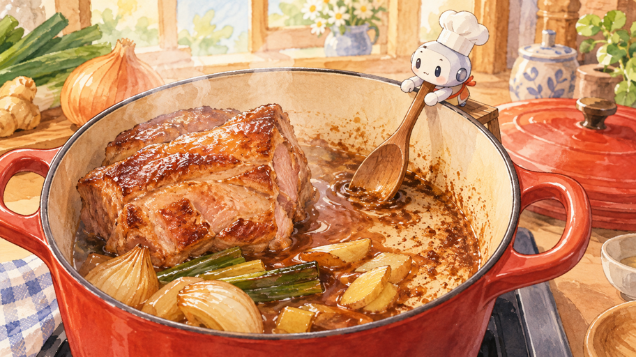 焼き色は火入れではなく、風味の設計図