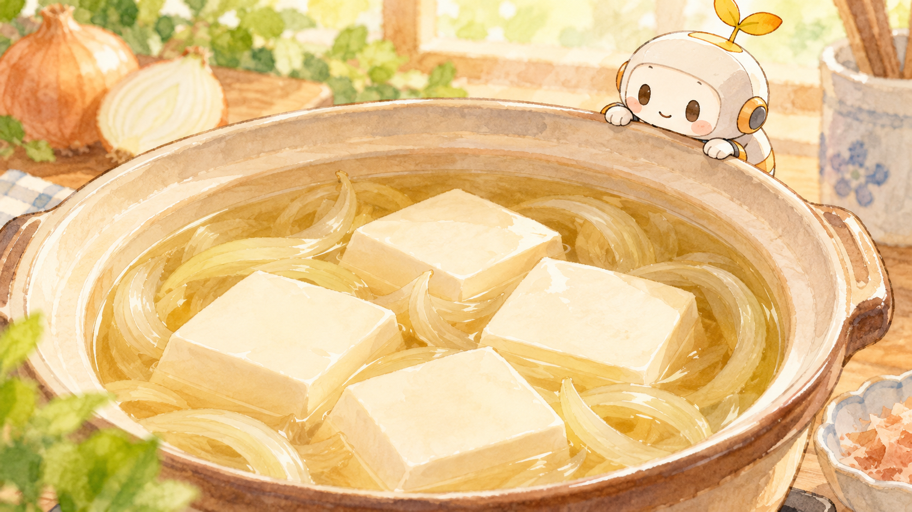 豆腐を守るのは、沸騰させない温度の扱い