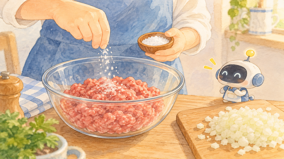 肉だねの最初に、ぼくの仲間が動きやすい場をつくる