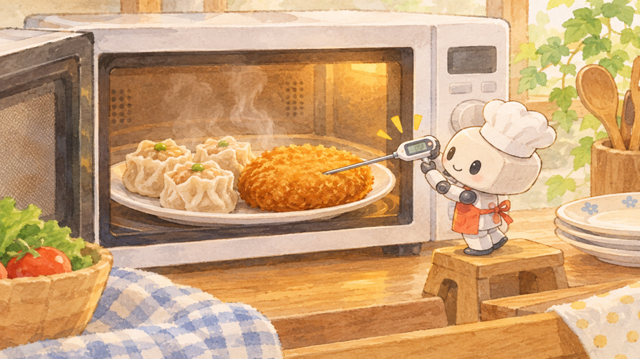 ぼくの光線は、惣菜を温めるところで活躍