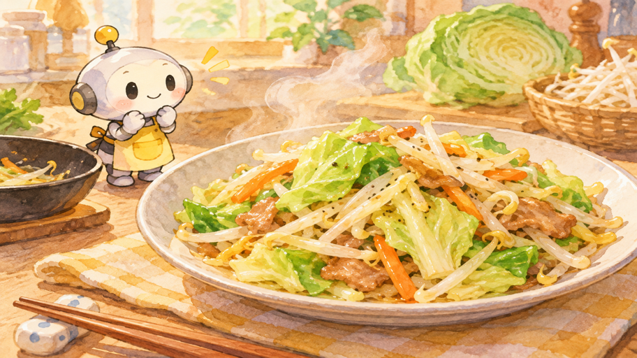 水っぽさに待った!リジーと野菜炒めの表面水分対策