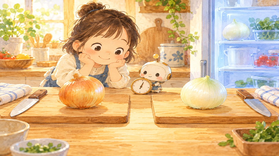 「冷やした」を比べるなら、条件をそろえる