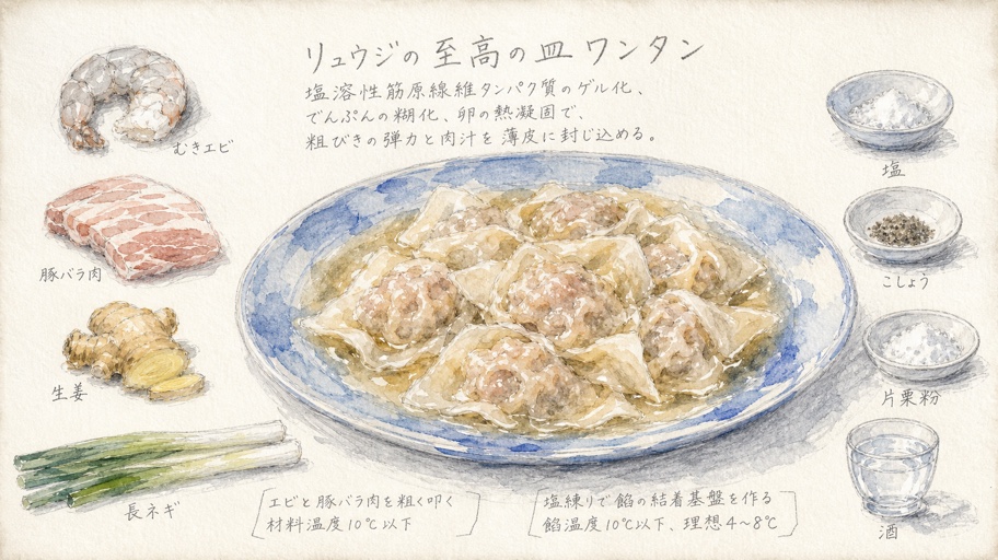 味見のあと、景色が変わる。ホワジャルが案内する至高の皿ワンタン