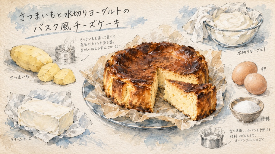 酸っぱさ担当の私が、さつまいもチーズケーキに潜入!