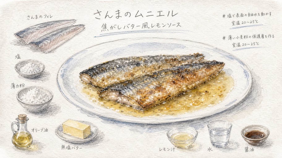 酸っぱさは最後に働く。さんまを軽やかに着地させる乳酸っちの作戦